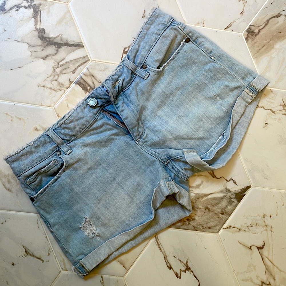 PAIGE denim shorts low rise